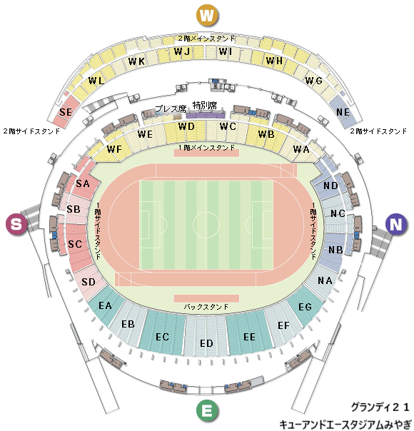 グランディ ２１ 宮城県総合運動公園